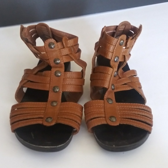 🍒 Bongo "Zandra" gladiator strappy sandals - Picture 3 of 7